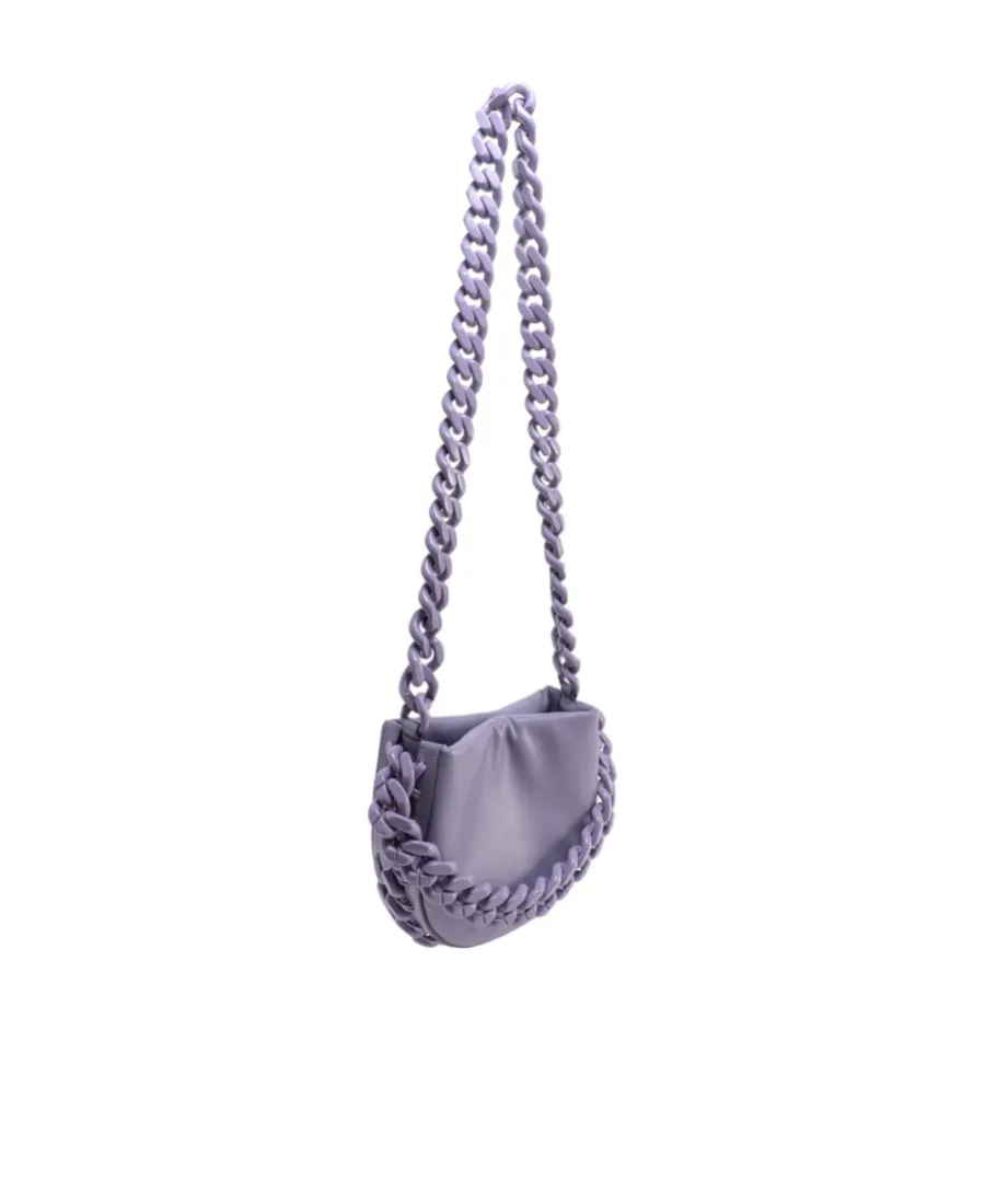 Frayme Chain-Linked Puffy Shoulder Bag