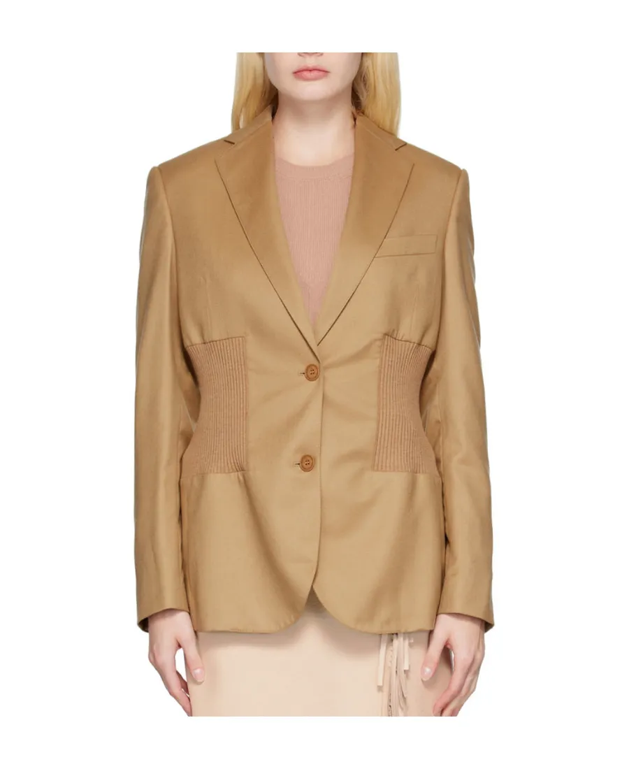 Banded Single-Breasted Blazer