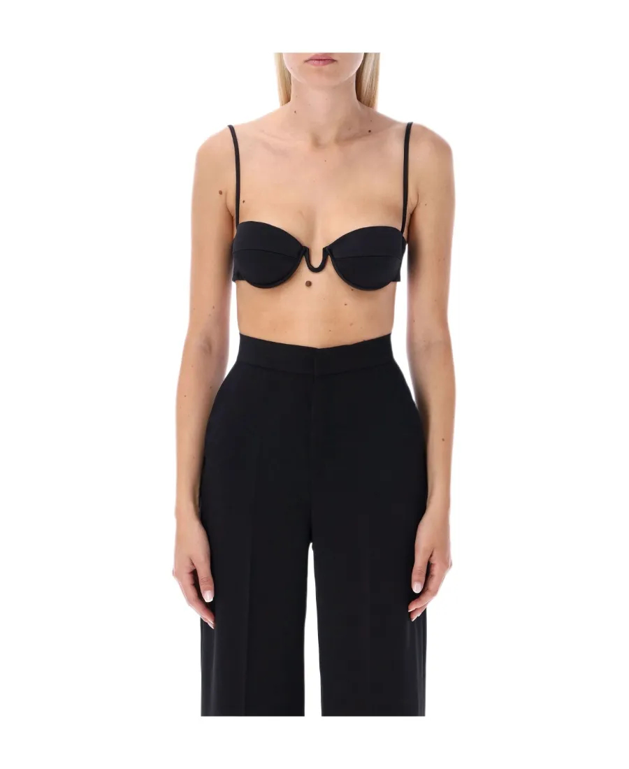 Spaghetti Strapped Wired Bra Top