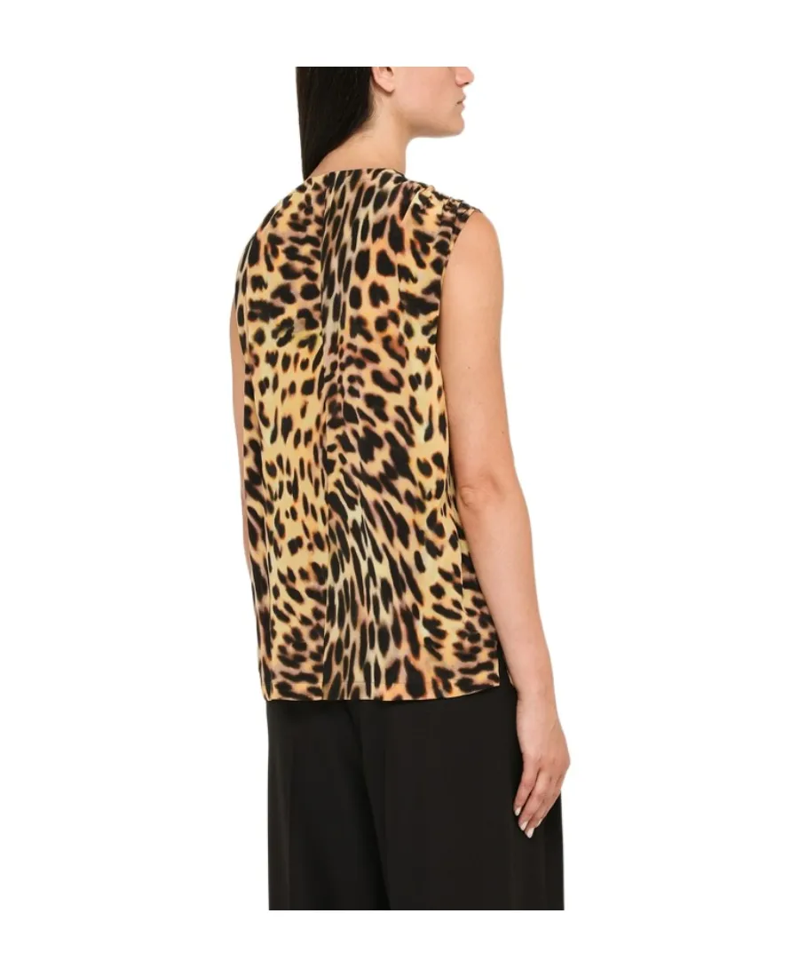 Cheetah Print Blouse