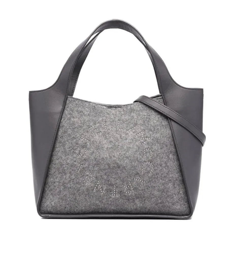 Eco Felt Top-Handle Shoulder Bag
