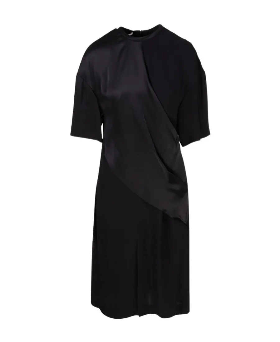 Panelled Crewneck Dress