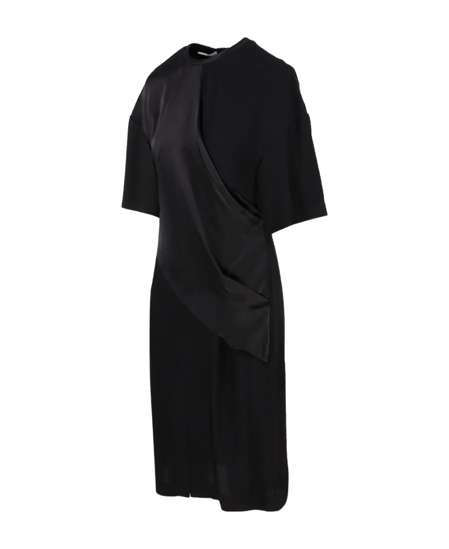 Panelled Crewneck Dress