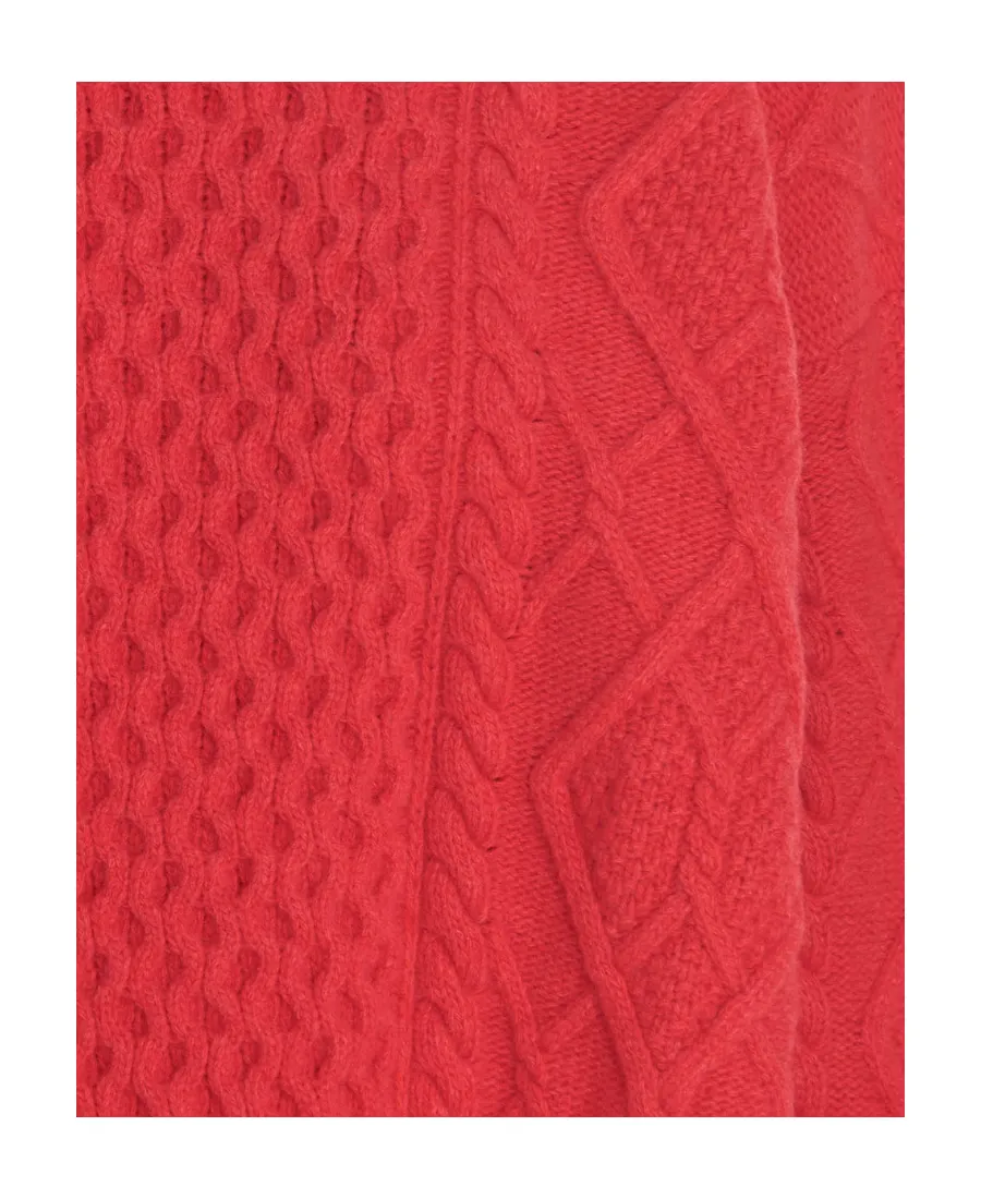 Aran Crewneck Knitted Jumper