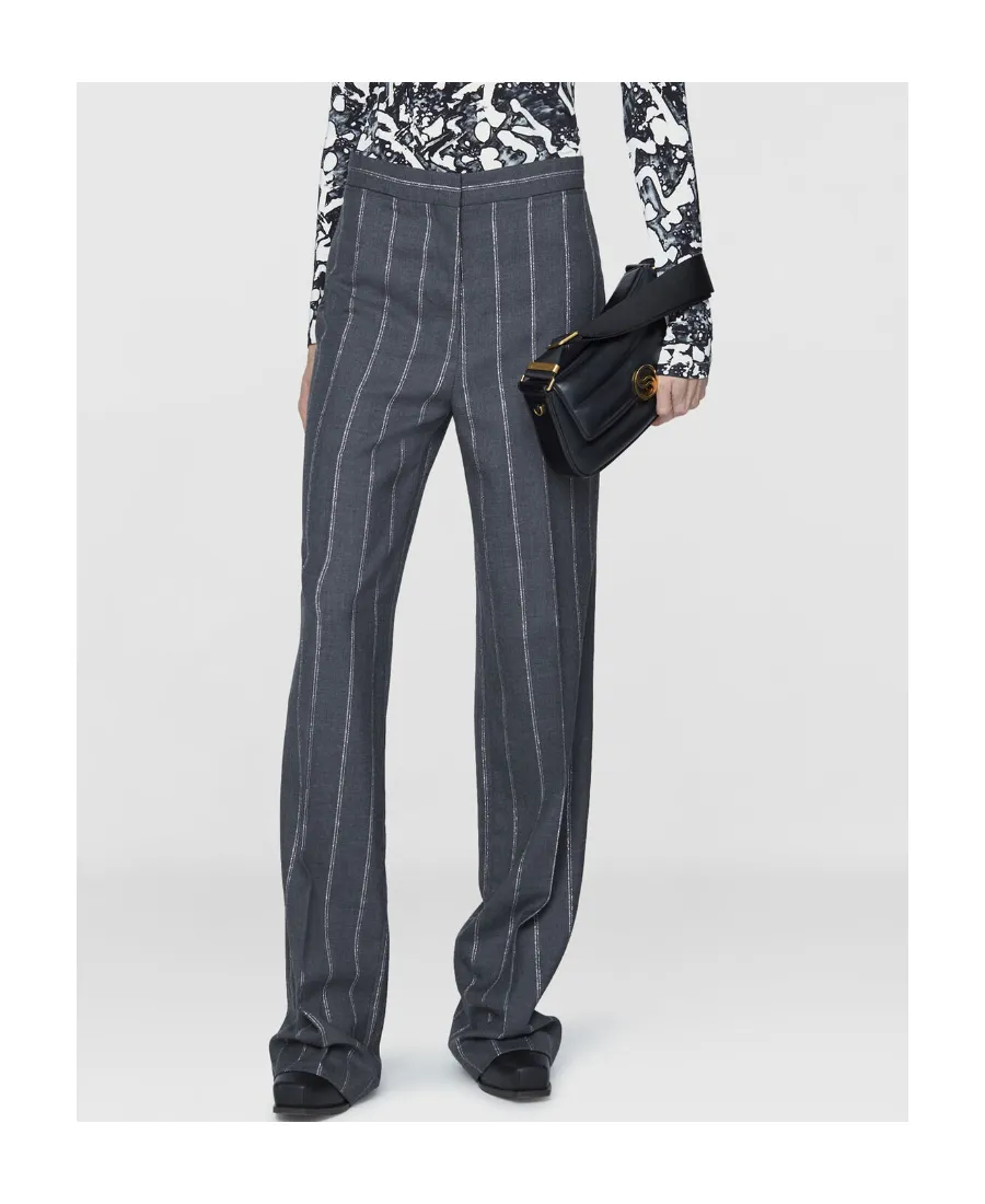 Striped Tailored Trousers