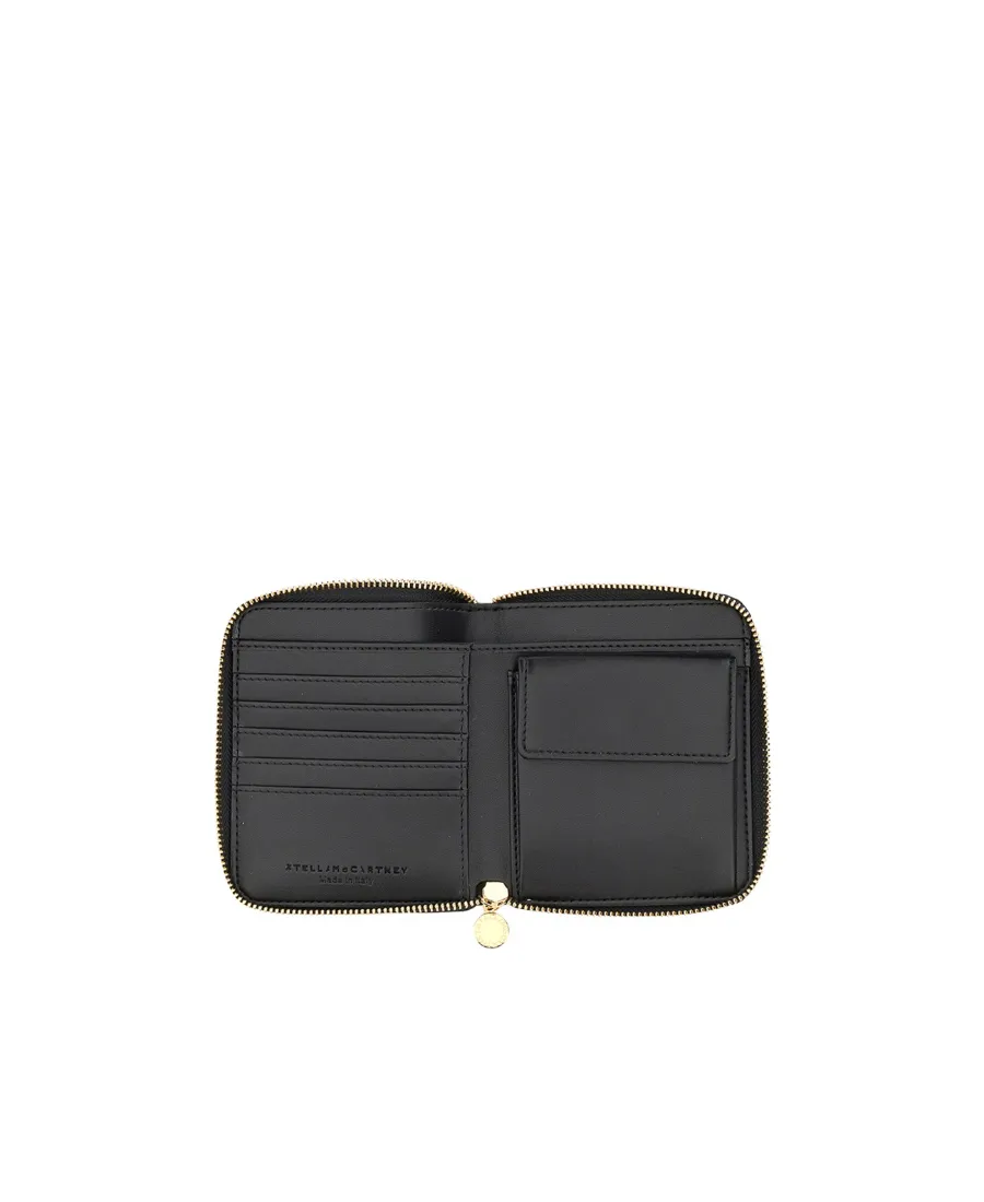 Logo Printed Zip-Around Wallet