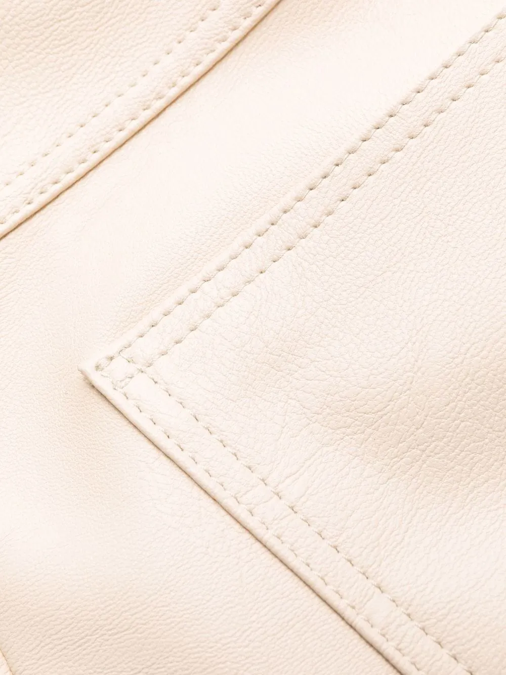 Contrast Stitched Cropped Trousers