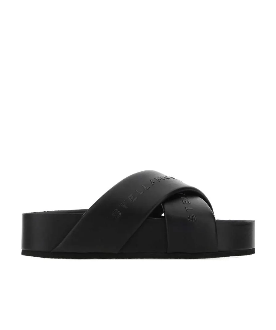 Cross Strap Platform Sandals