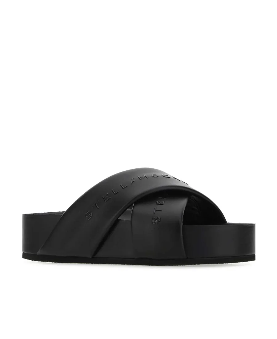Cross Strap Platform Sandals