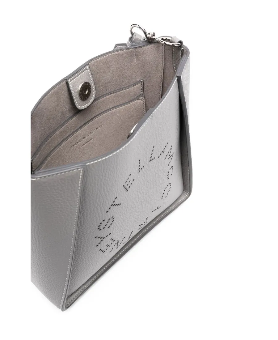 Logo Perforated Crossbody Bag