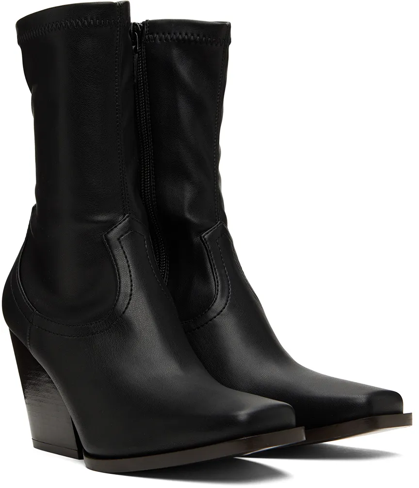 Cowboy Stretched Square-Toe Boots