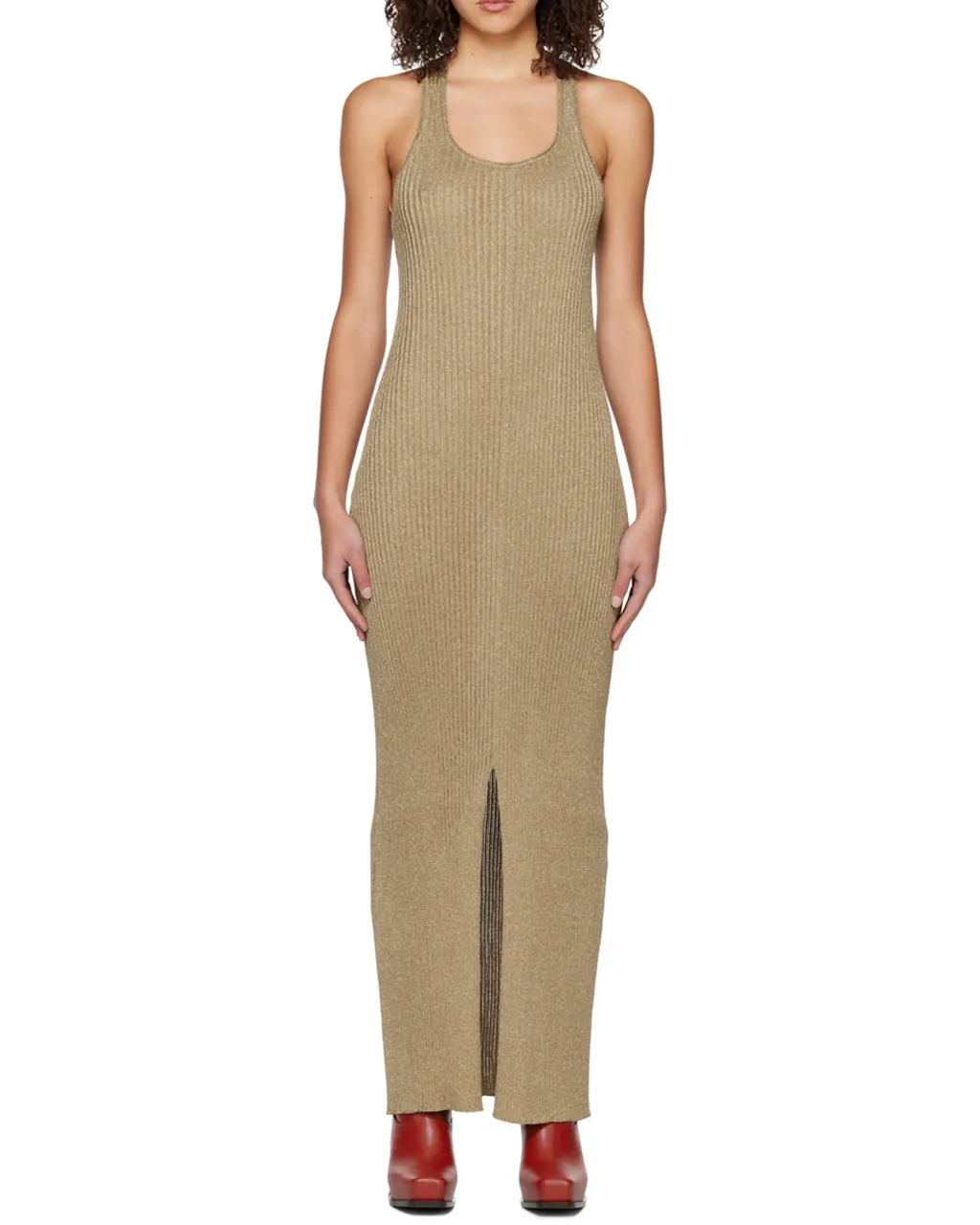 Sleeveless Knit Midi Dress