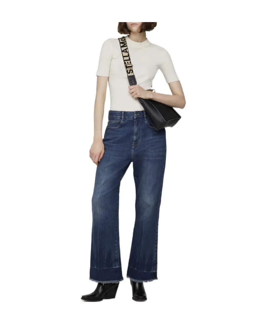 Cropped Flared Jeans
