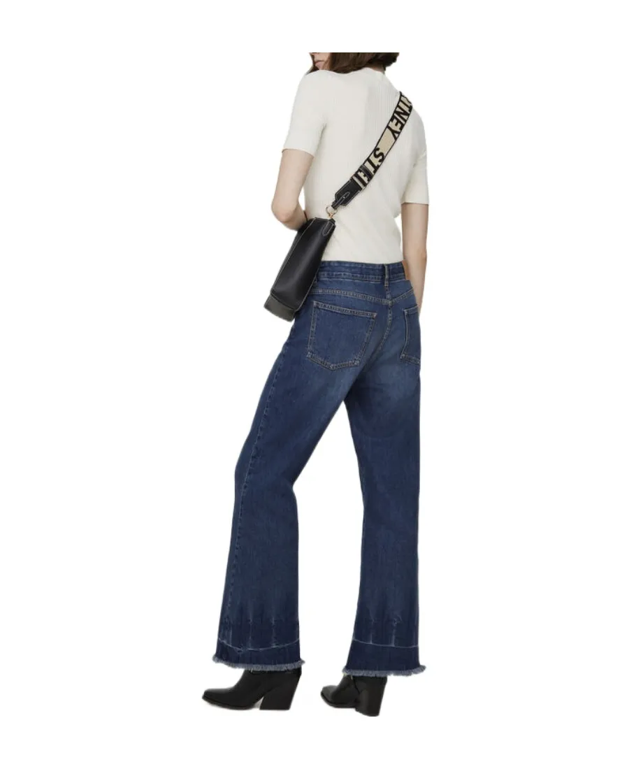 Cropped Flared Jeans