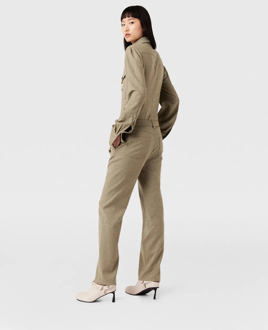 Clasp-Embellished Shirt