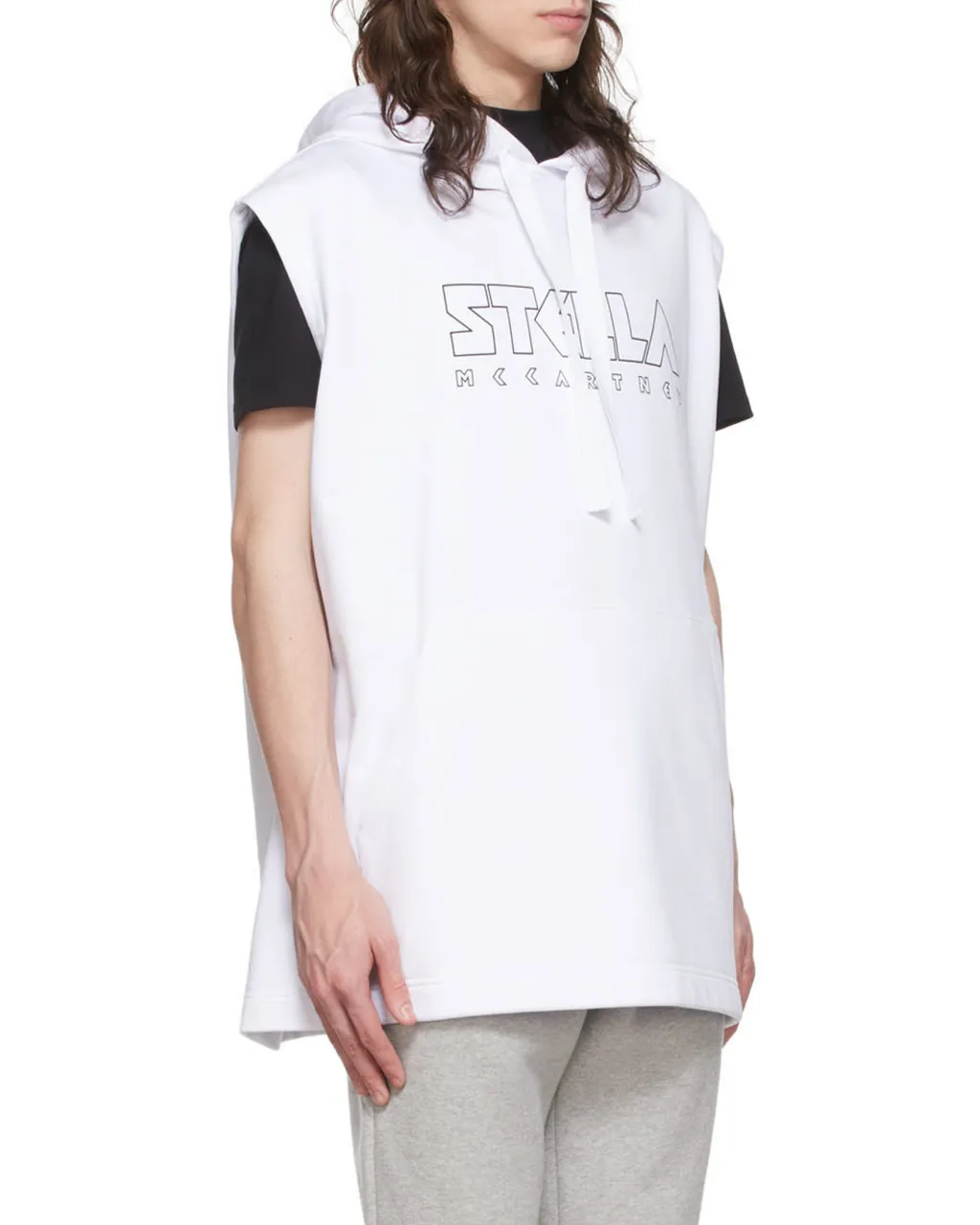 Logo Sleeveless Hoodie