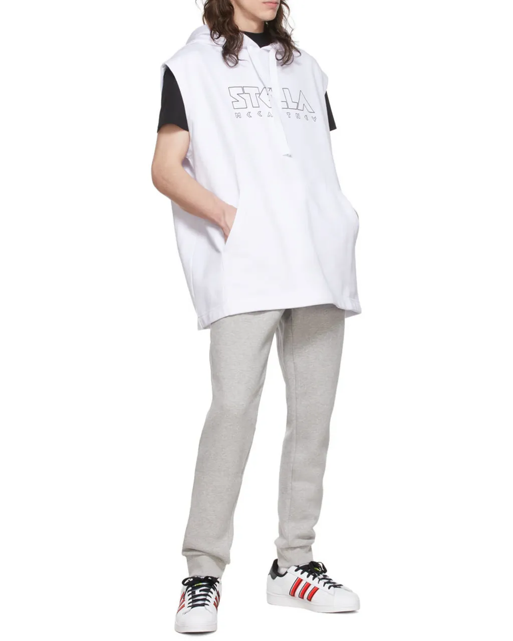 Logo Sleeveless Hoodie