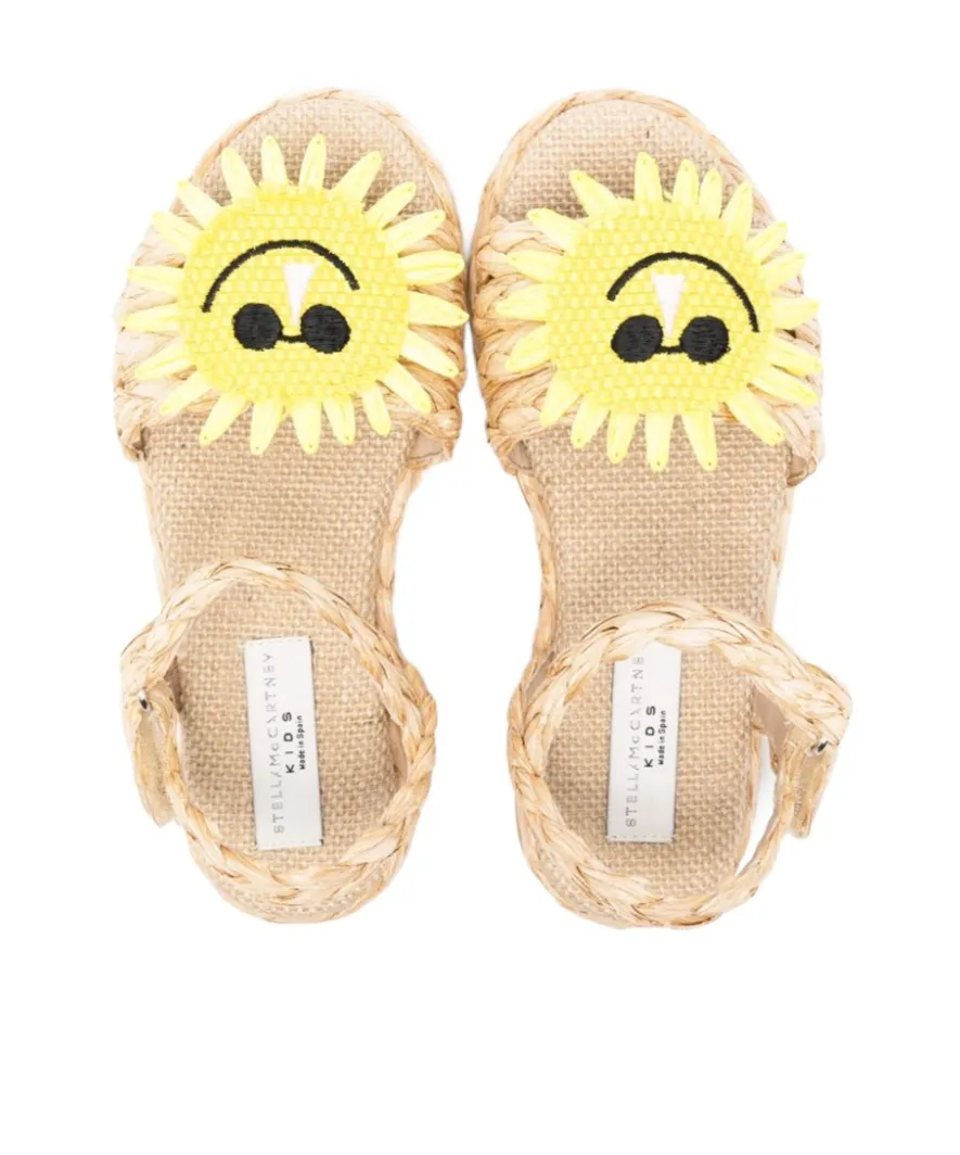 Sun-Patch Slingback Touch Strap Sandals