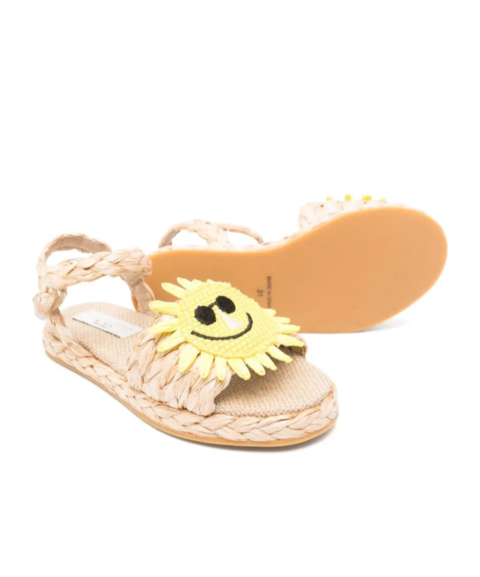 Sun-Patch Slingback Touch Strap Sandals