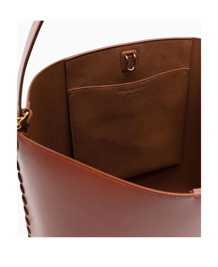 Chain Link Open Top Shoulder Bag