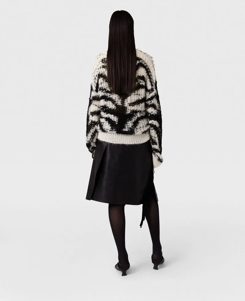 Fringed Midi Skirt