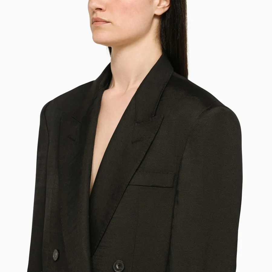 Oversized Double-Breasted Blazer