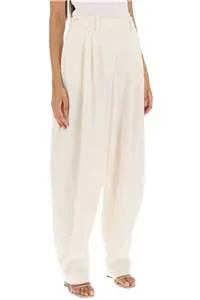 Pleated Wide Leg Trousers