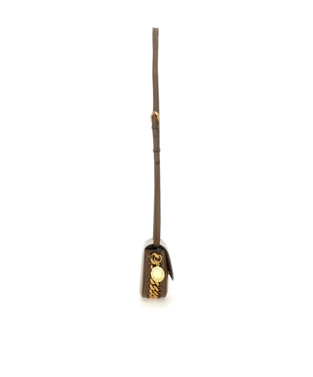 Logo Charm Chain-Detailed Shoulder Bag