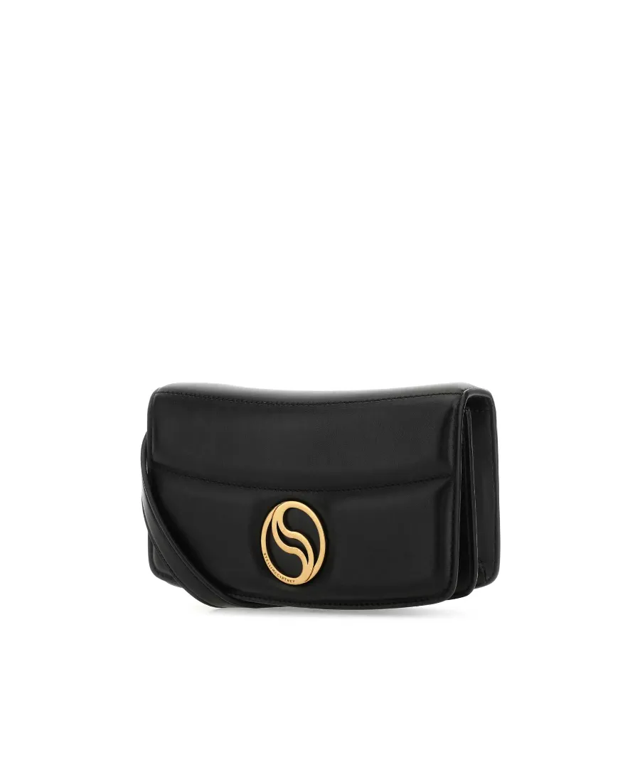 S-Wave Logo Plaque Padded Wallet On Strap
