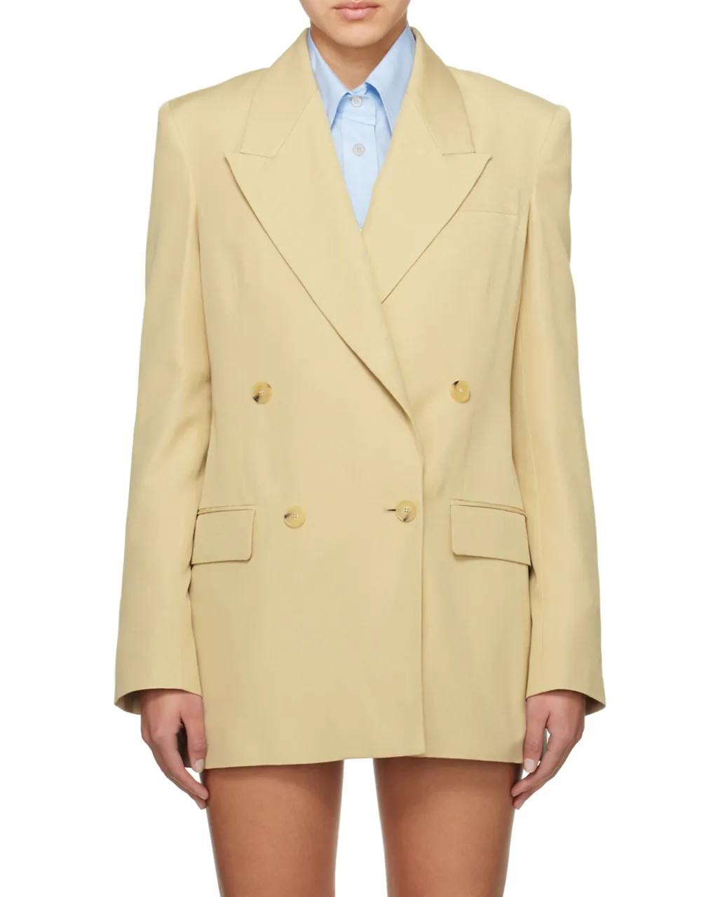 Double-Breasted Tailored Blazer