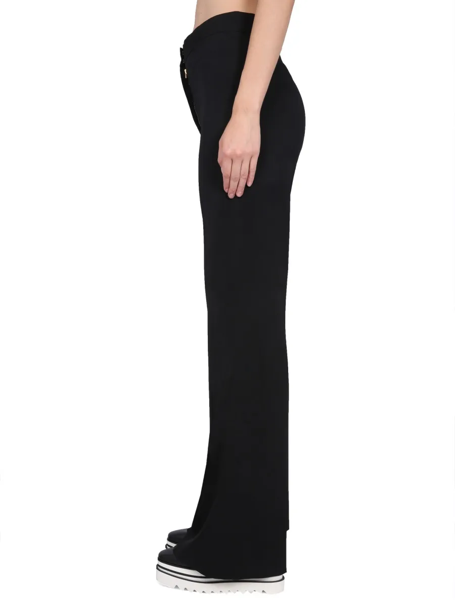 High Waist Flared Trousers