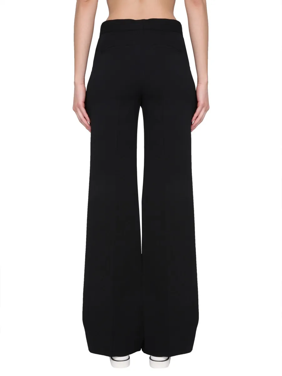 High Waist Flared Trousers