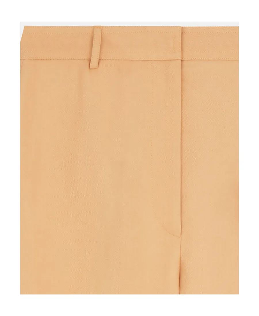 Cropped Straight-Leg Trousers