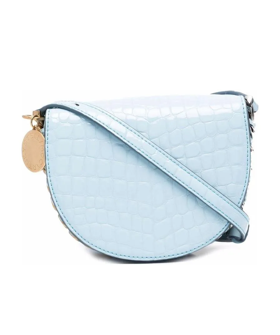 Small Frayme Flap Chain-Linked Shoulder Bag