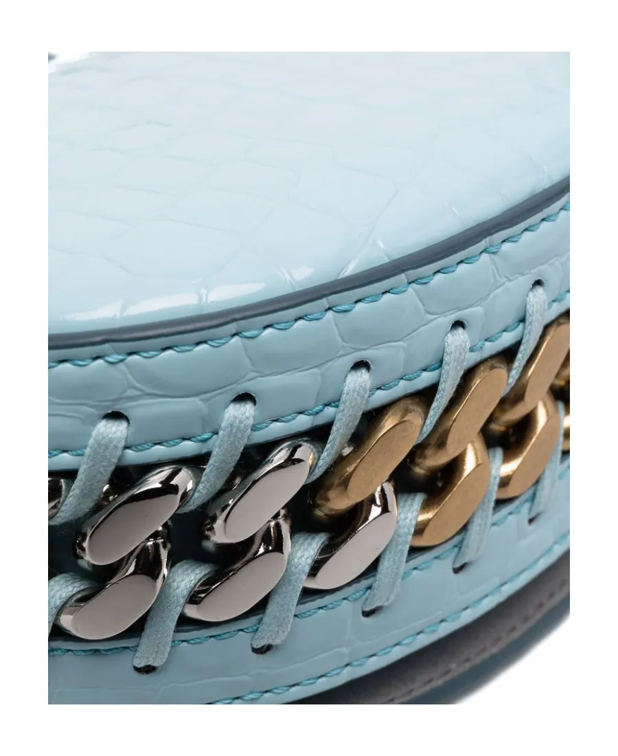 Small Frayme Flap Chain-Linked Shoulder Bag