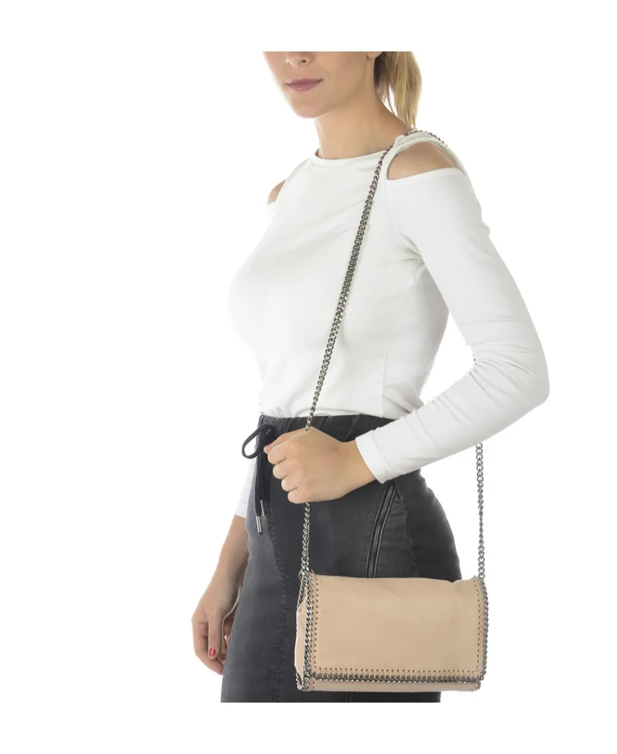 Falabella Crystal-Embellished Cross-Body Bag