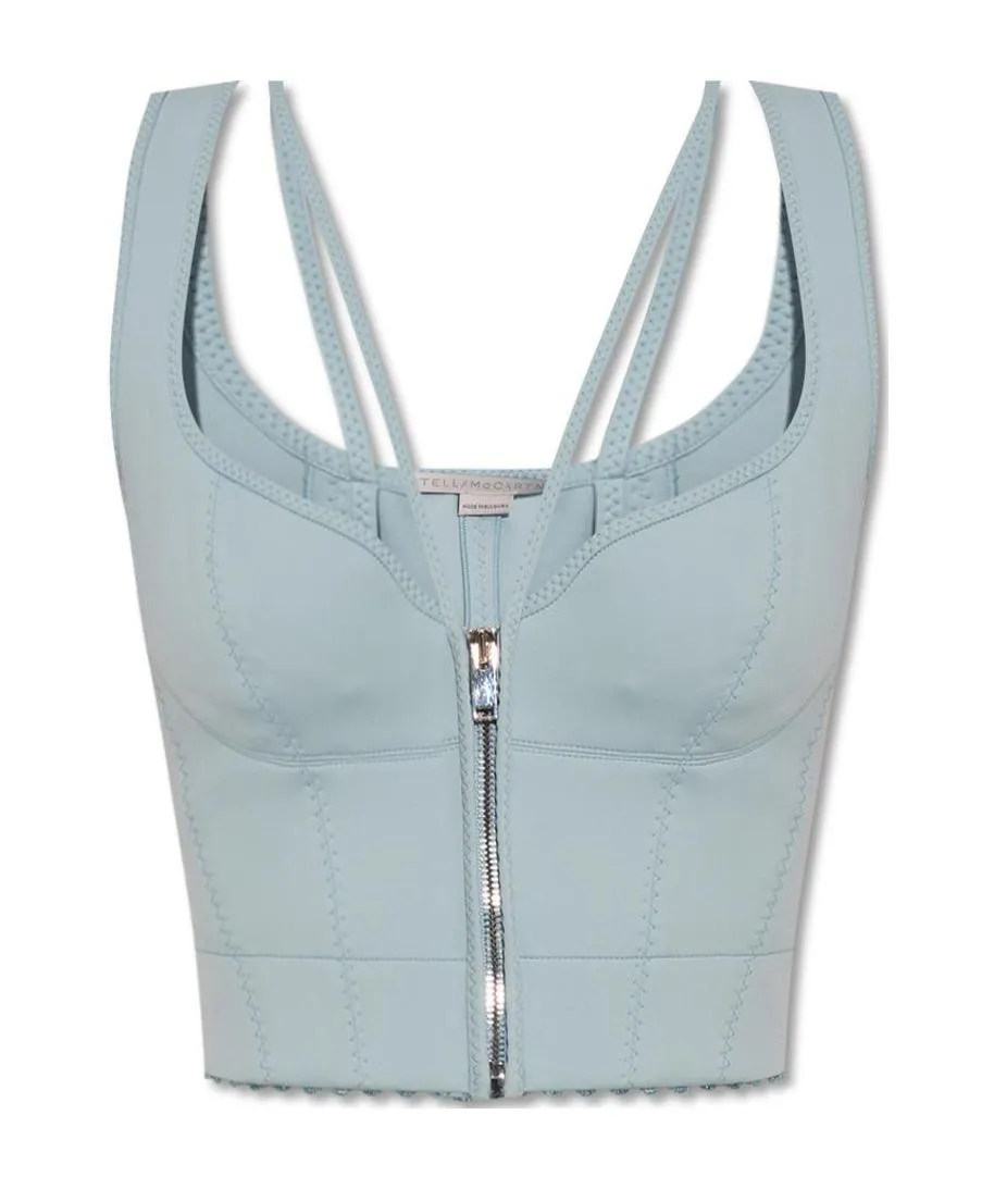 Scuba Zip Corset Top