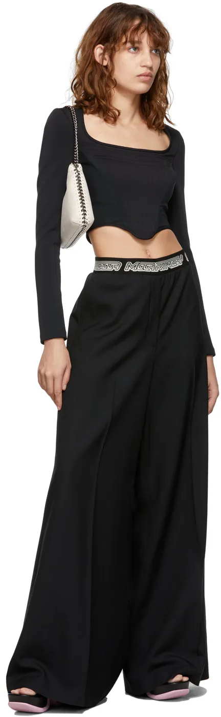 Panneled Long-Sleeve Top