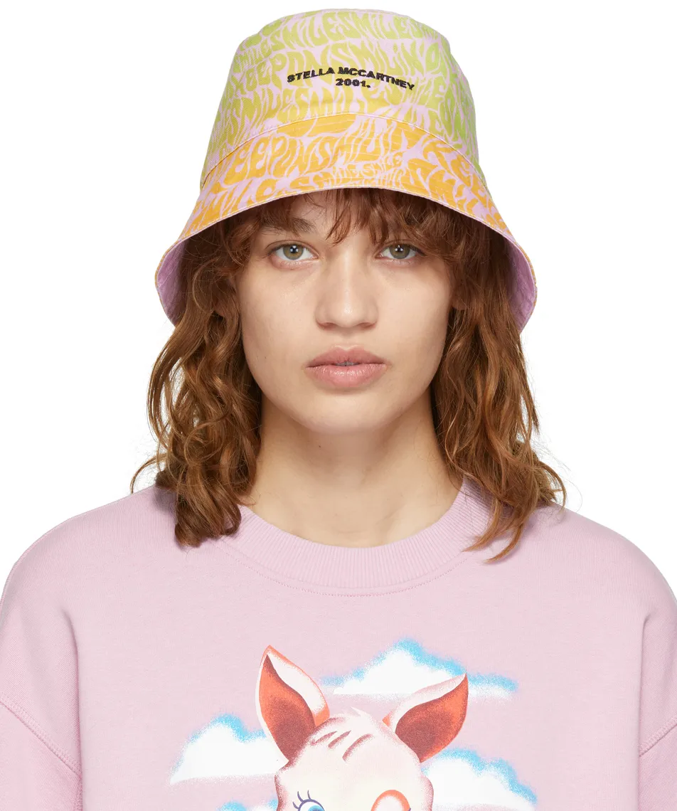 Logo-Embroidered Reversible Bucket Hat