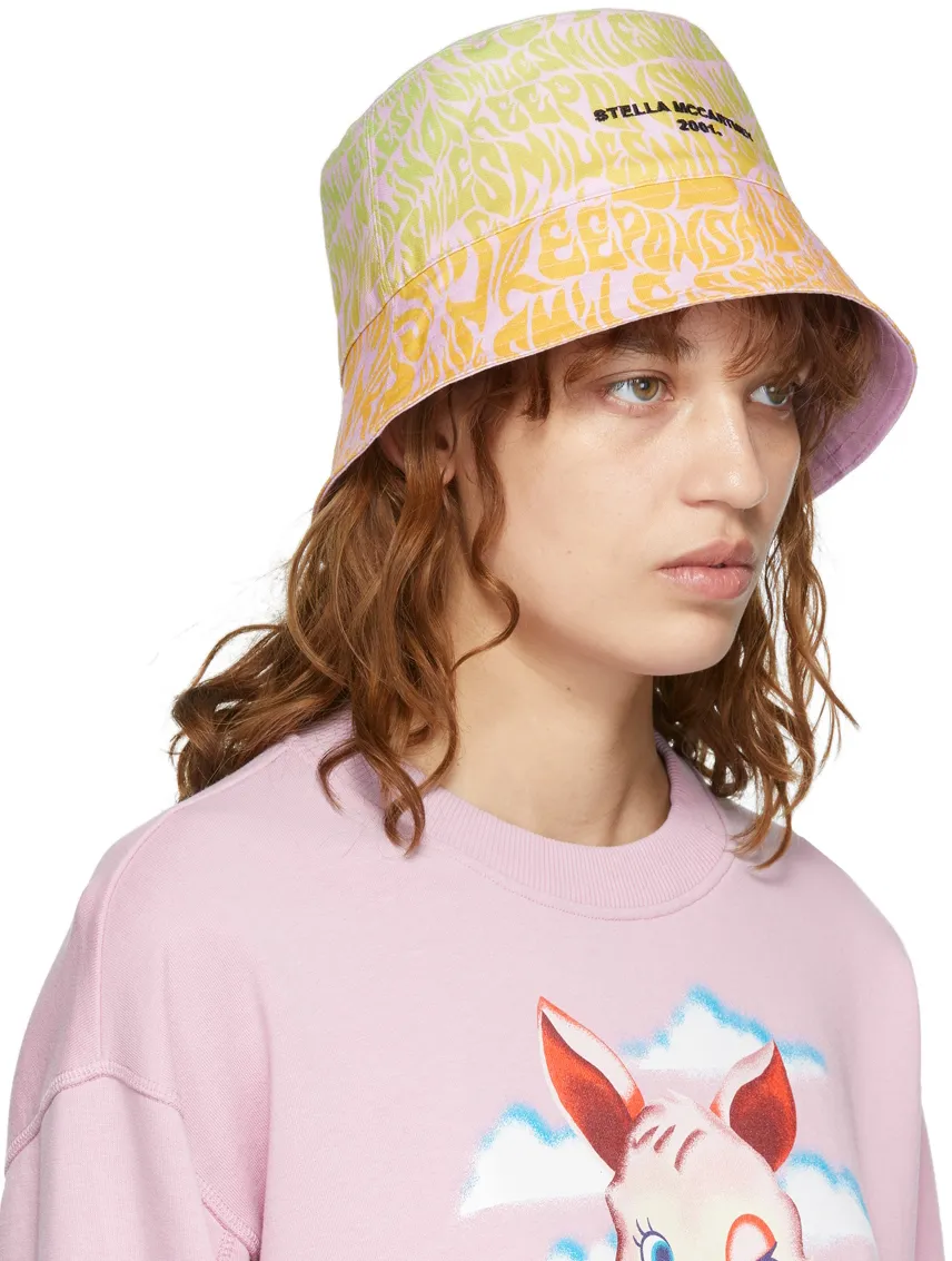 Logo-Embroidered Reversible Bucket Hat