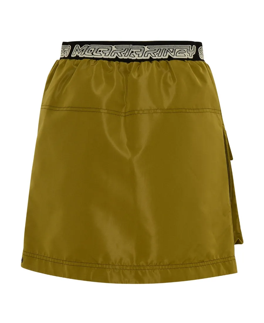 Logo-Waistband Cargo-Pocket Skirt
