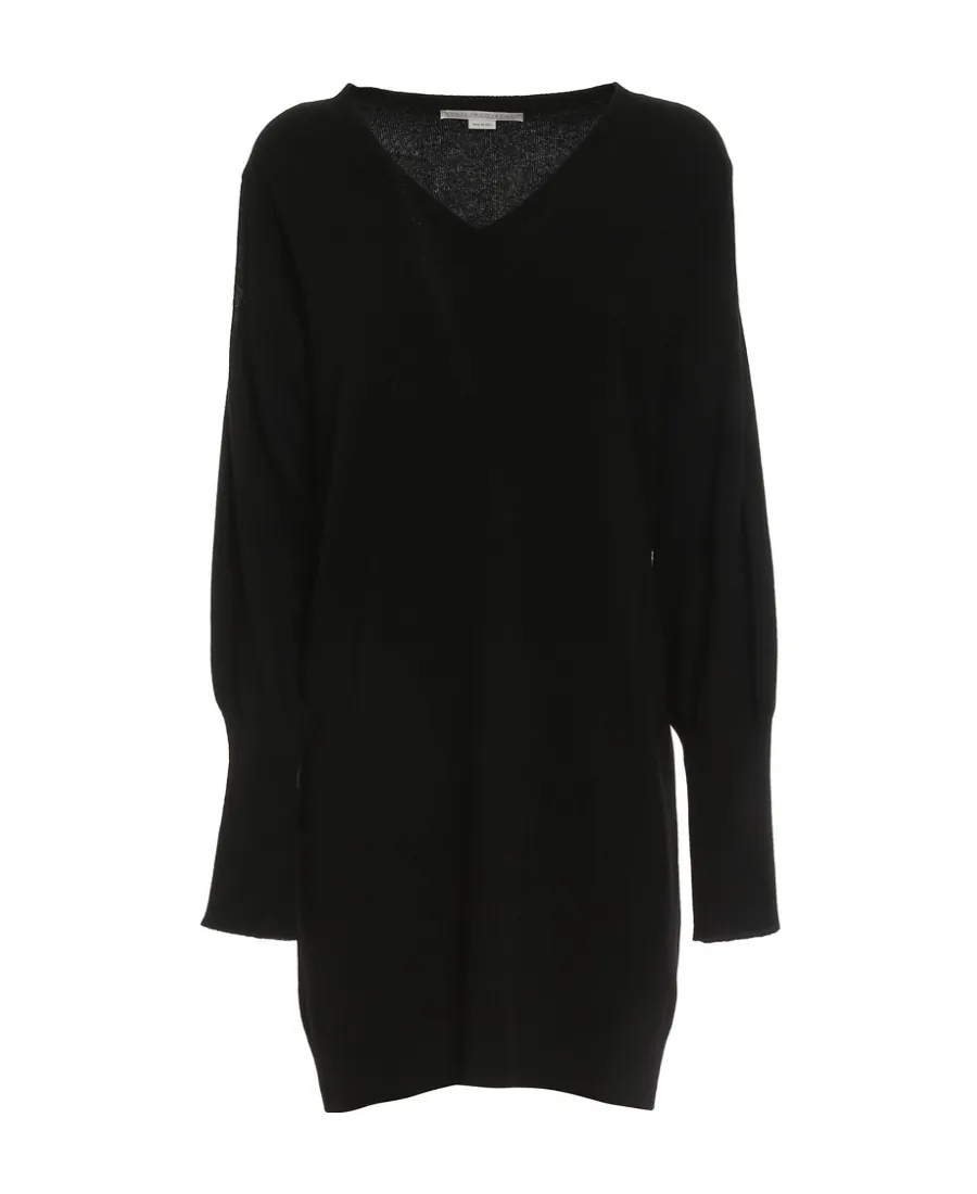 V-Neck Cut-Out Detailed Dress