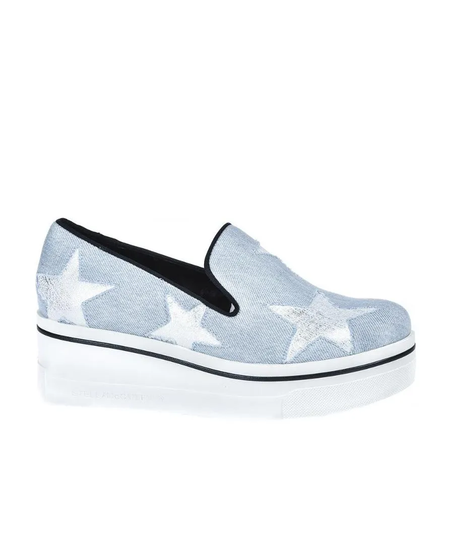 Star Pattern Platform Loafers
