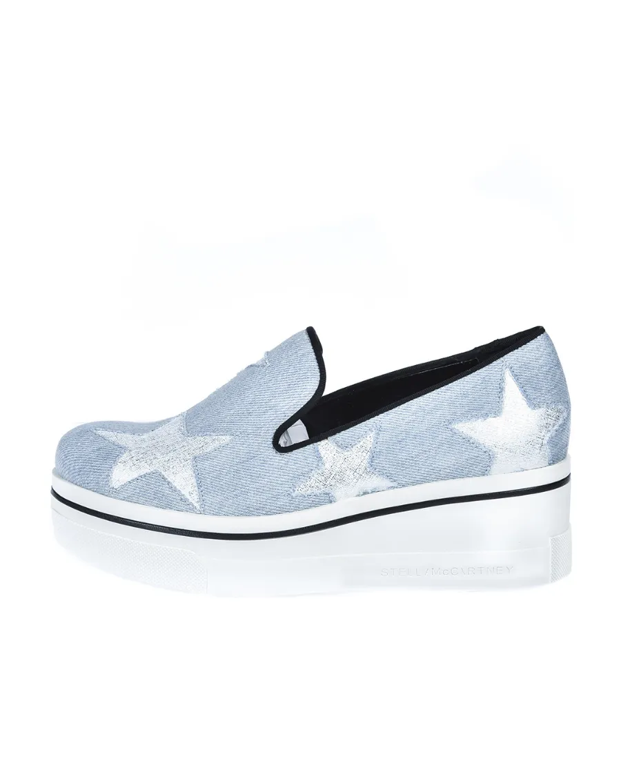 Star Pattern Platform Loafers