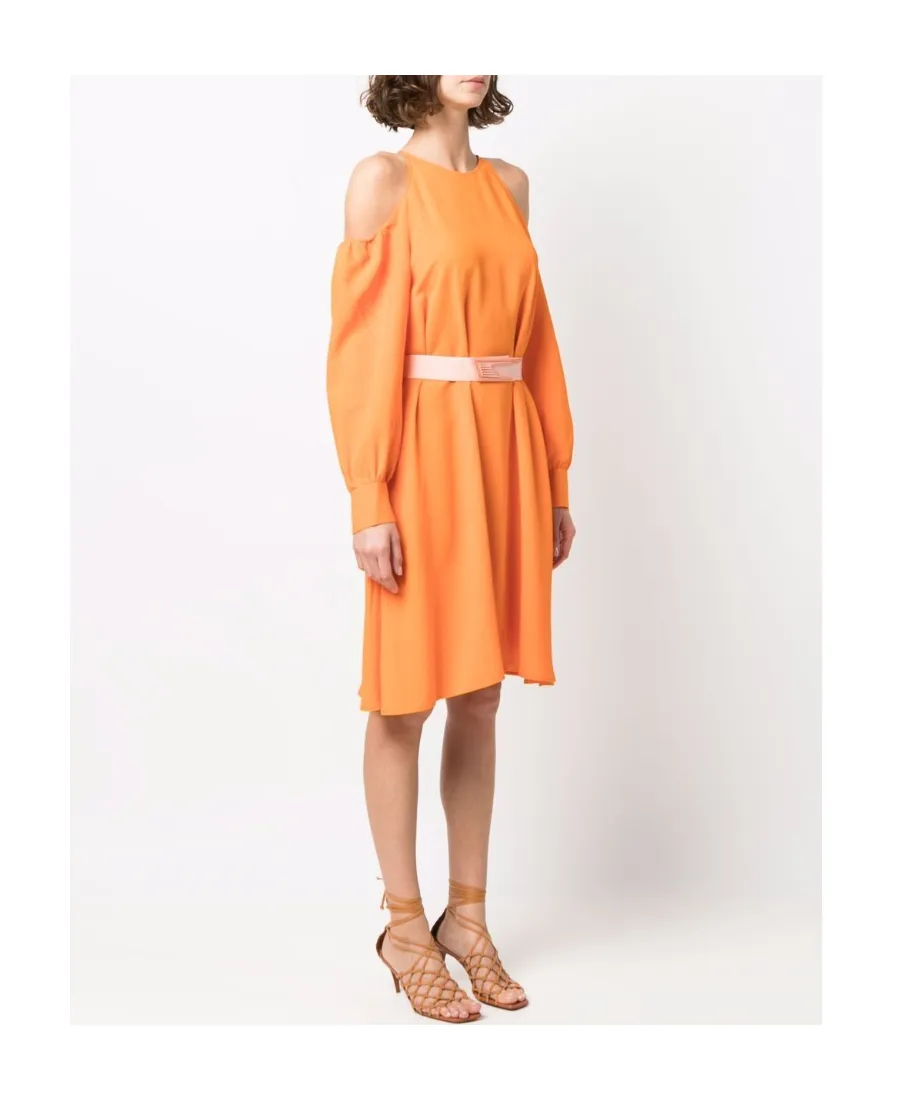 Off-Shoulder Midi Dress