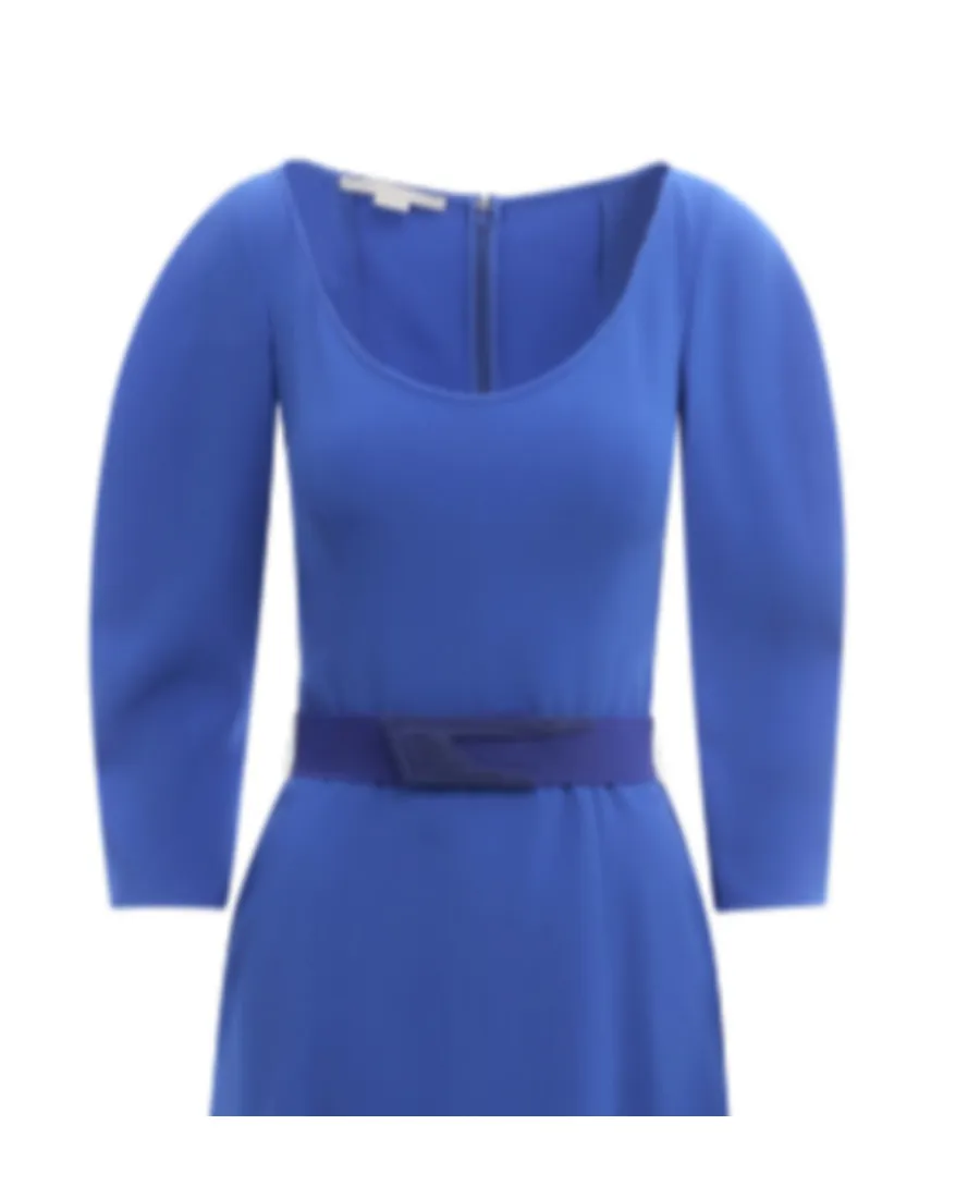 Belt Flared Mini Dress