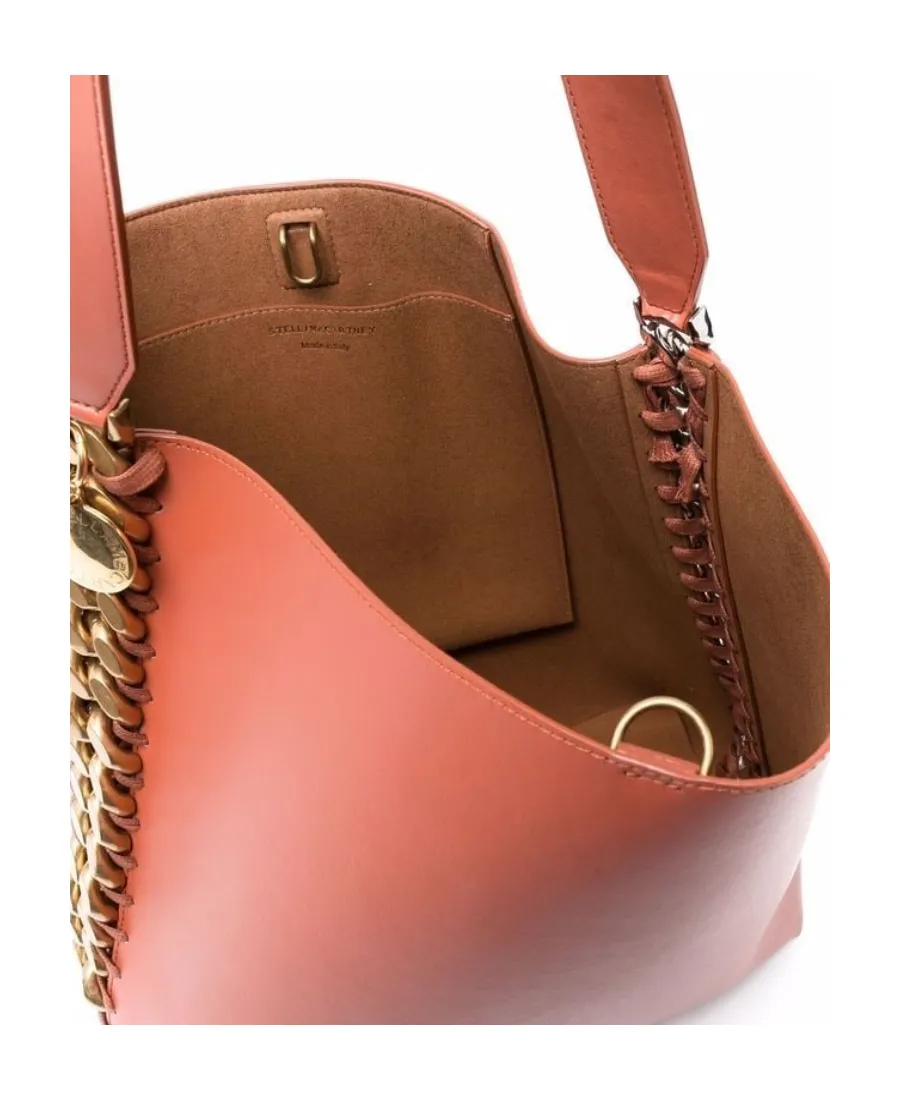 Chain-Trimmed Tote Bag