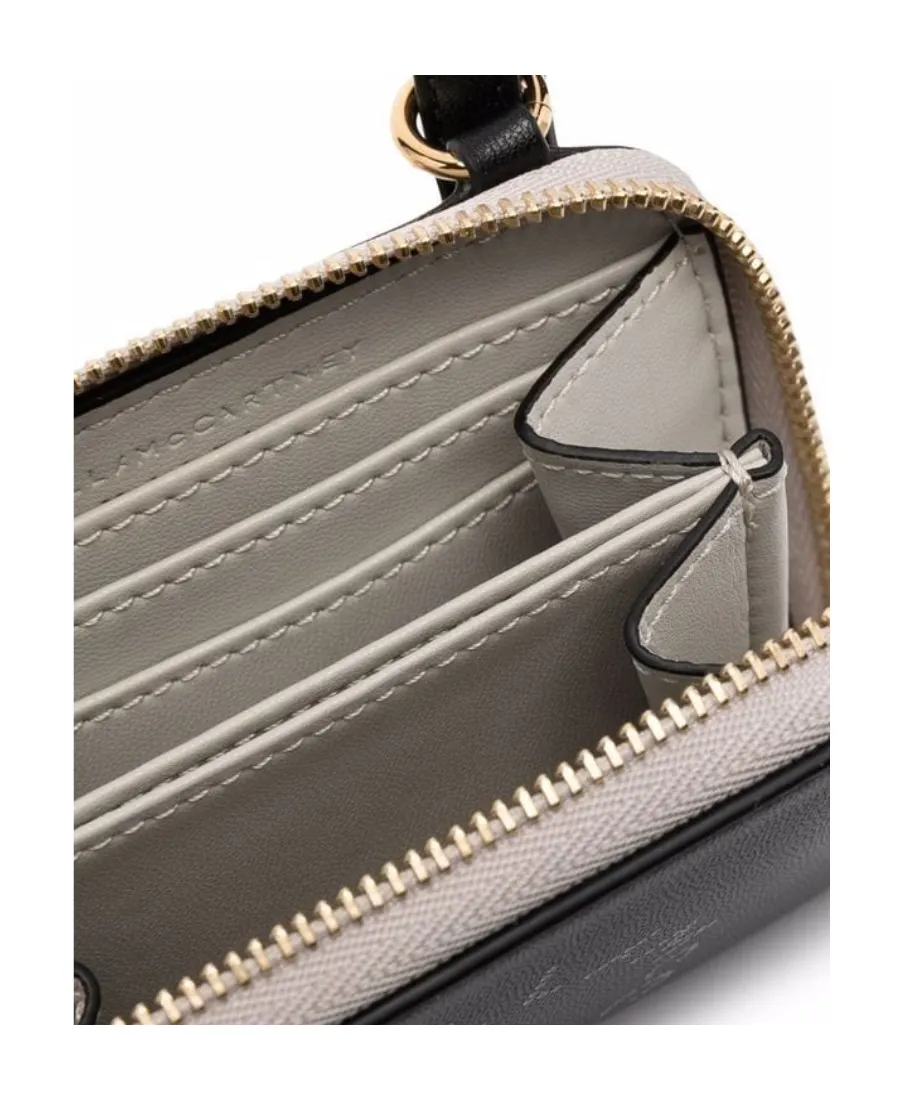 Logo Detailed Strapped Wallet