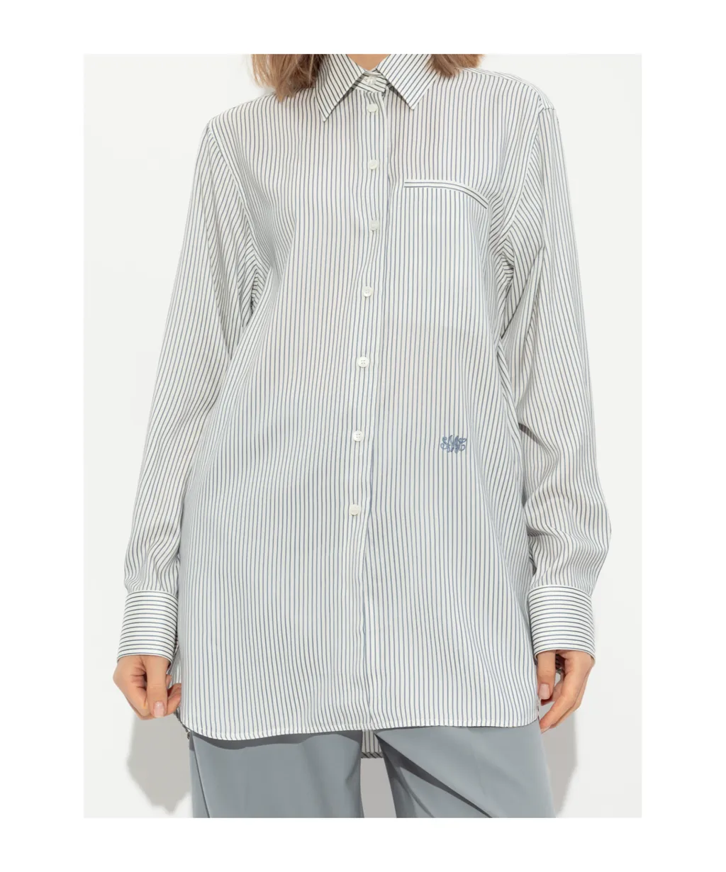 Logo Pinstripe Shirt