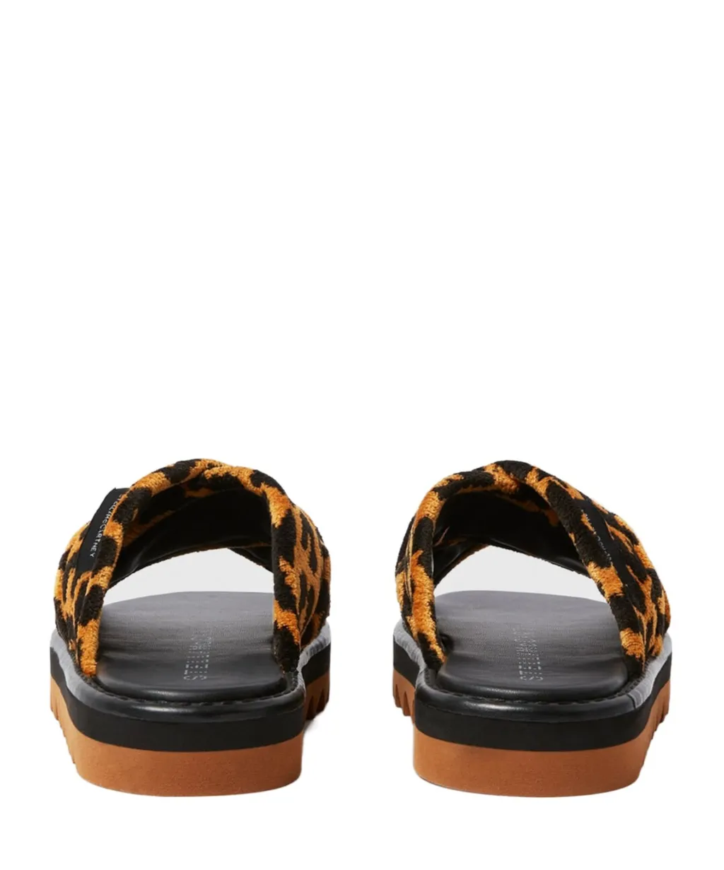 Sneak-Elyse Leopard Twisted Sandals